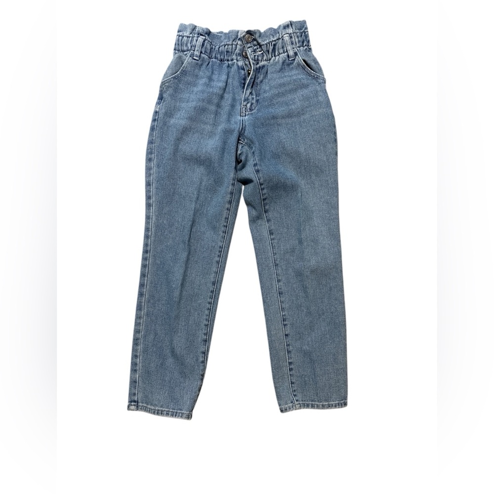 Pacsun Paperbag Waist Mom Jeans Medium Wash 25